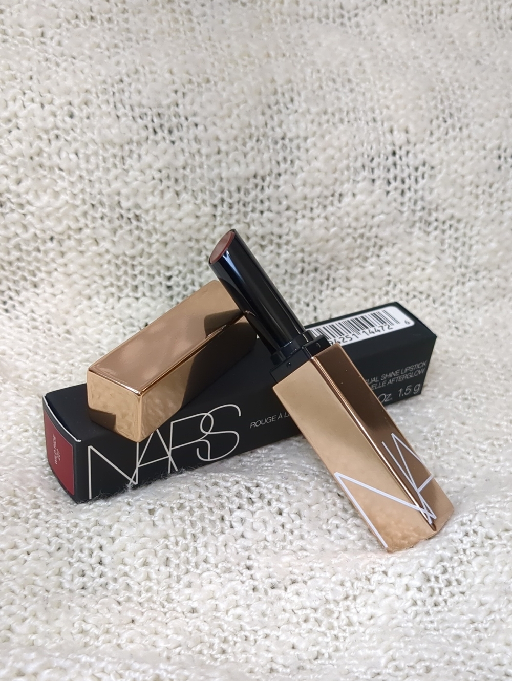 NARS Afterglow Sensual Shine Lipstick in Wild Ride, 1.5g/0.05oz